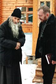 Николай Мельников и отец Илий (Ноздрин)
